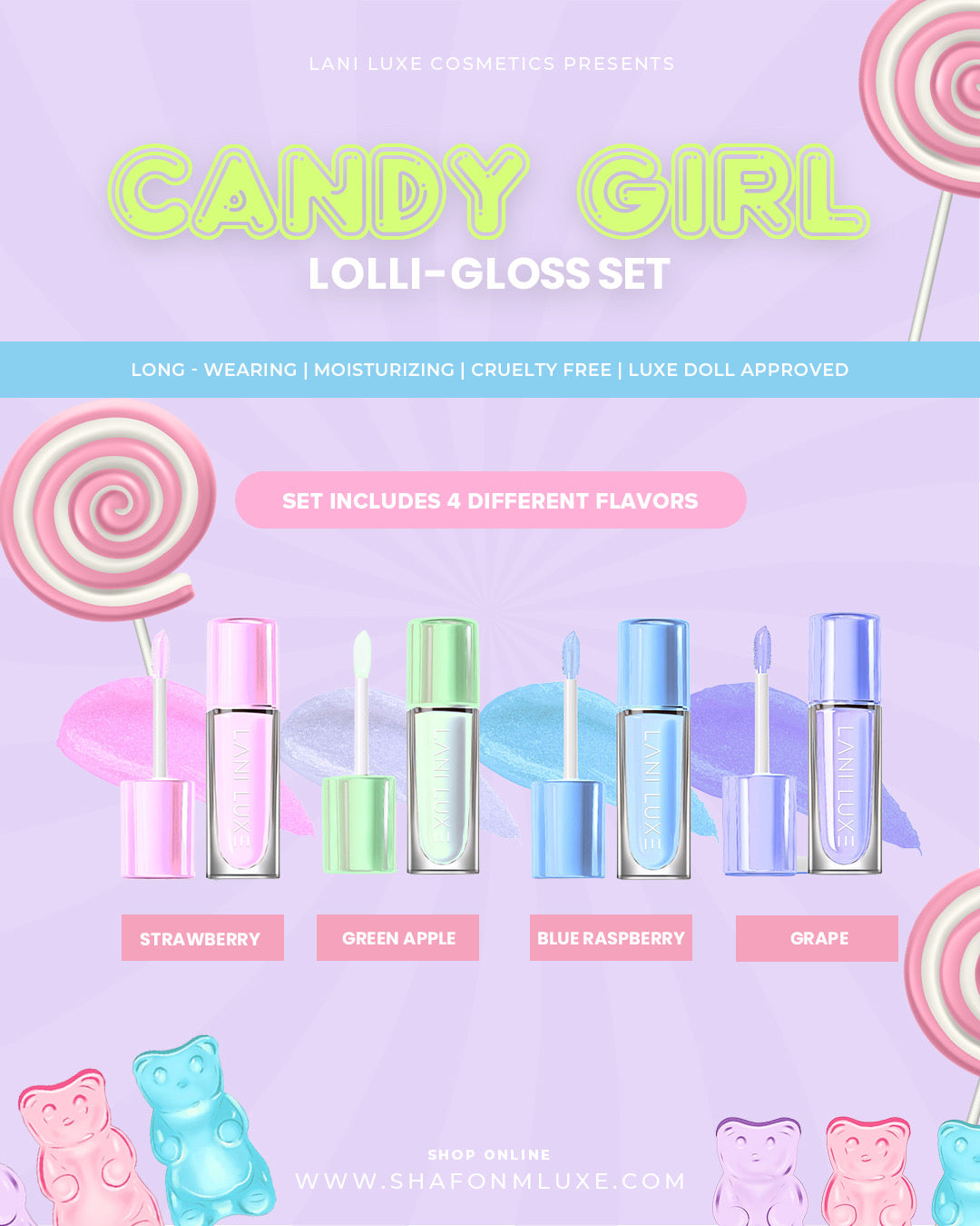 Candy Girl Lolli-Gloss Set